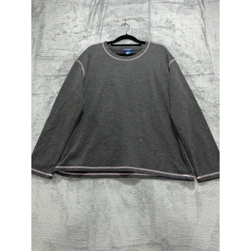 Architect Women's Dark Gray Crewneck Top Size XL, photo 2 of 10