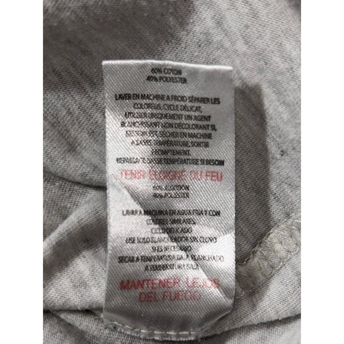Rae Dunn XL Womens Gray Love Graphic Crewneck Tee Shirt Casual Cozy