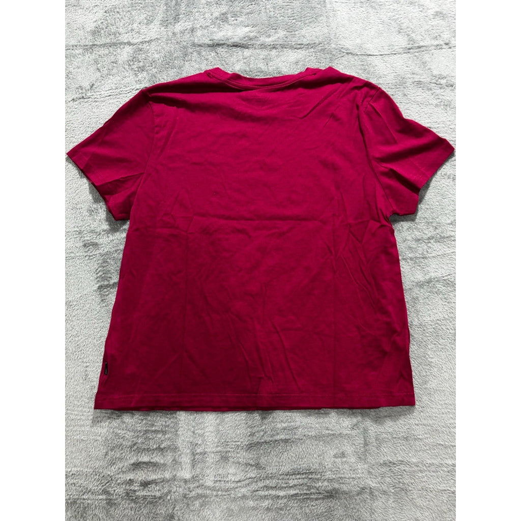 Converse XL Burgundy Graphic Crewneck Tee Shirt Casual Athleisure