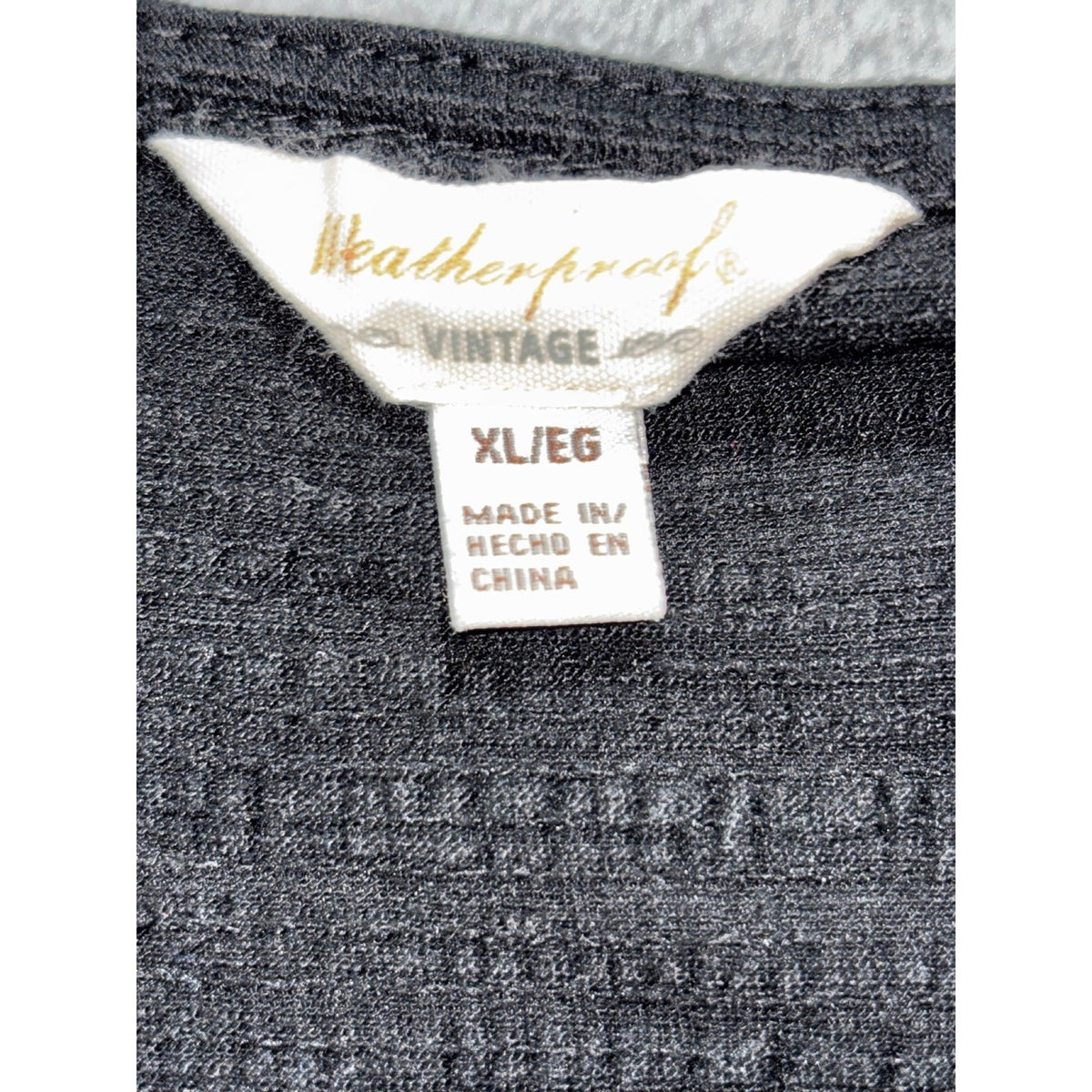Weatherproof Vintage Womens XL Black Tie Hem Button Front Top Boho Casual Cozy
