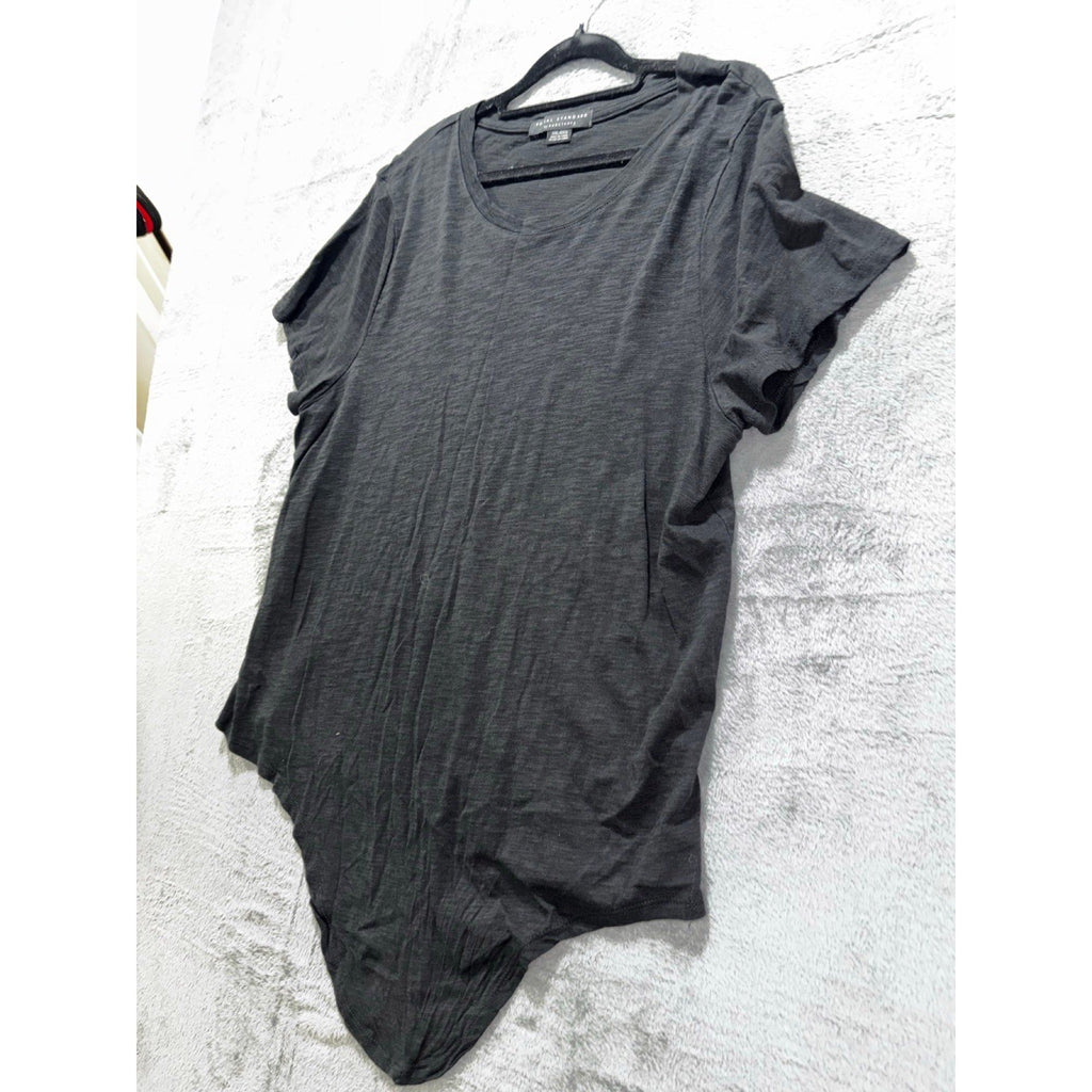 Social Standard by Sanctuary XXL Womens Black Asymmetric Hi-Lo Tee Casual Boho
