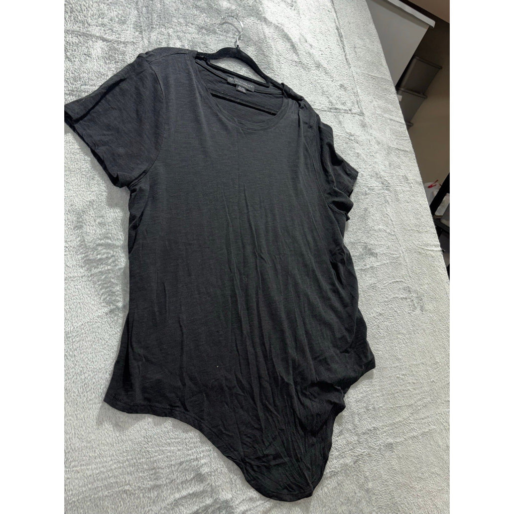Social Standard by Sanctuary XXL Womens Black Asymmetric Hi-Lo Tee Casual Boho