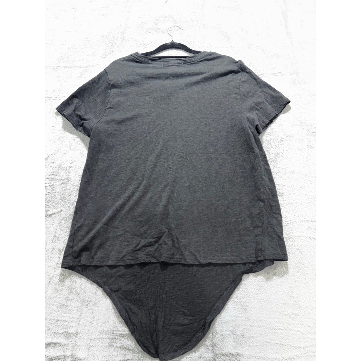 Social Standard by Sanctuary XXL Womens Black Asymmetric Hi-Lo Tee Casual Boho