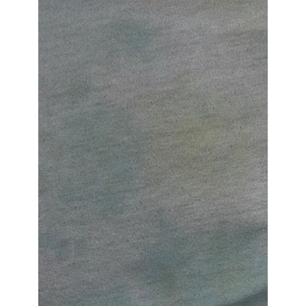 Danskin XL Womens White Mint Tie Dye Crewneck Tee Shirt Boho Casual Athleisure