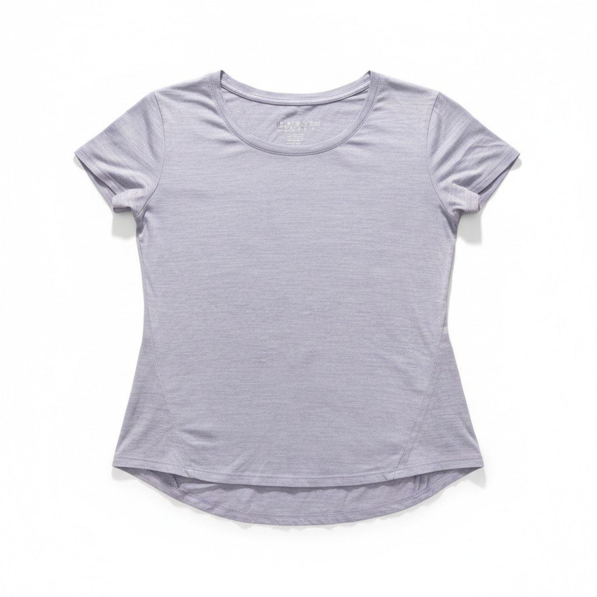 Starting Point L Lavender Womens Performance Tee Crewneck Athleisure Casual