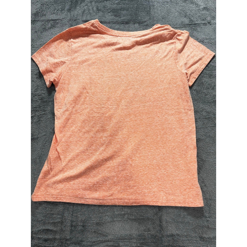 Modern Canvas XL Peach Womens Road Trip Van Graphic Tee Casual T-Shirt