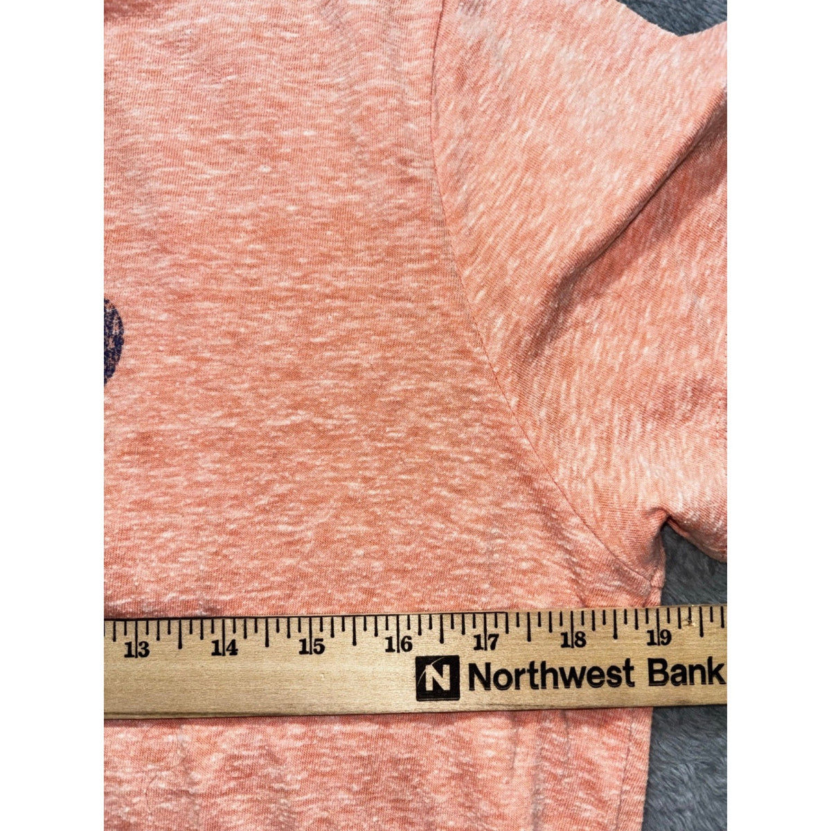 Modern Canvas XL Peach Womens Road Trip Van Graphic Tee Casual T-Shirt