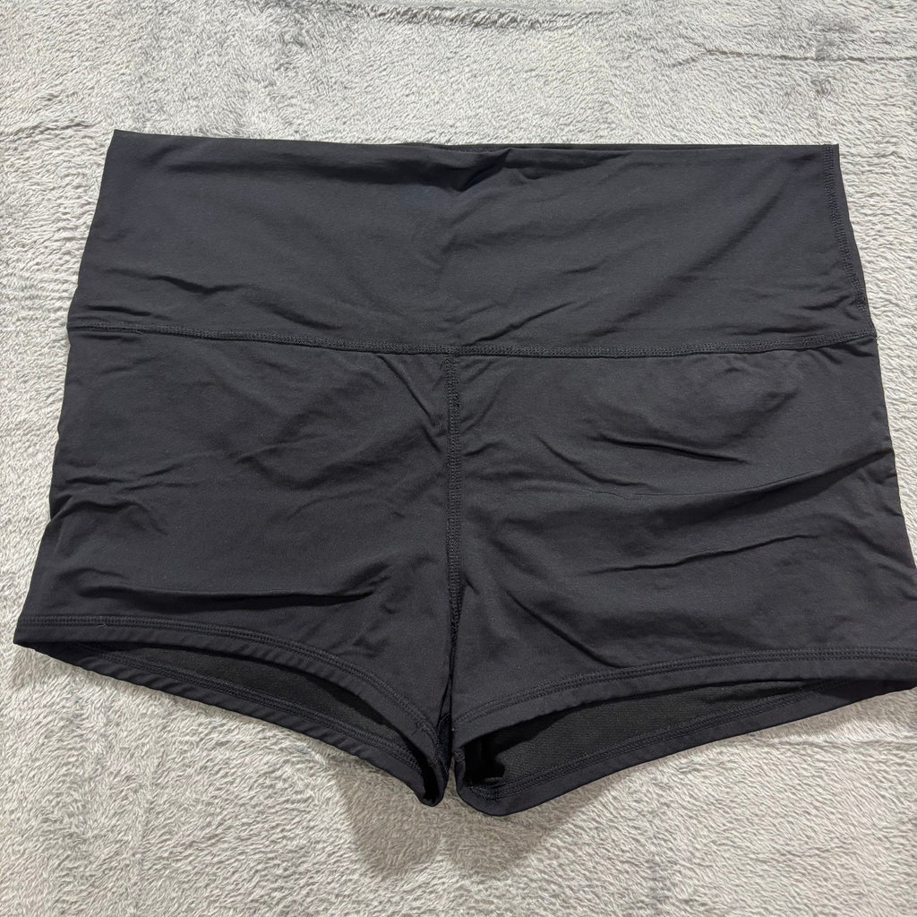 Kona Sol Womens XL Black Swim Shorts Board Shorts Beach Coverup Coastal Swimwear