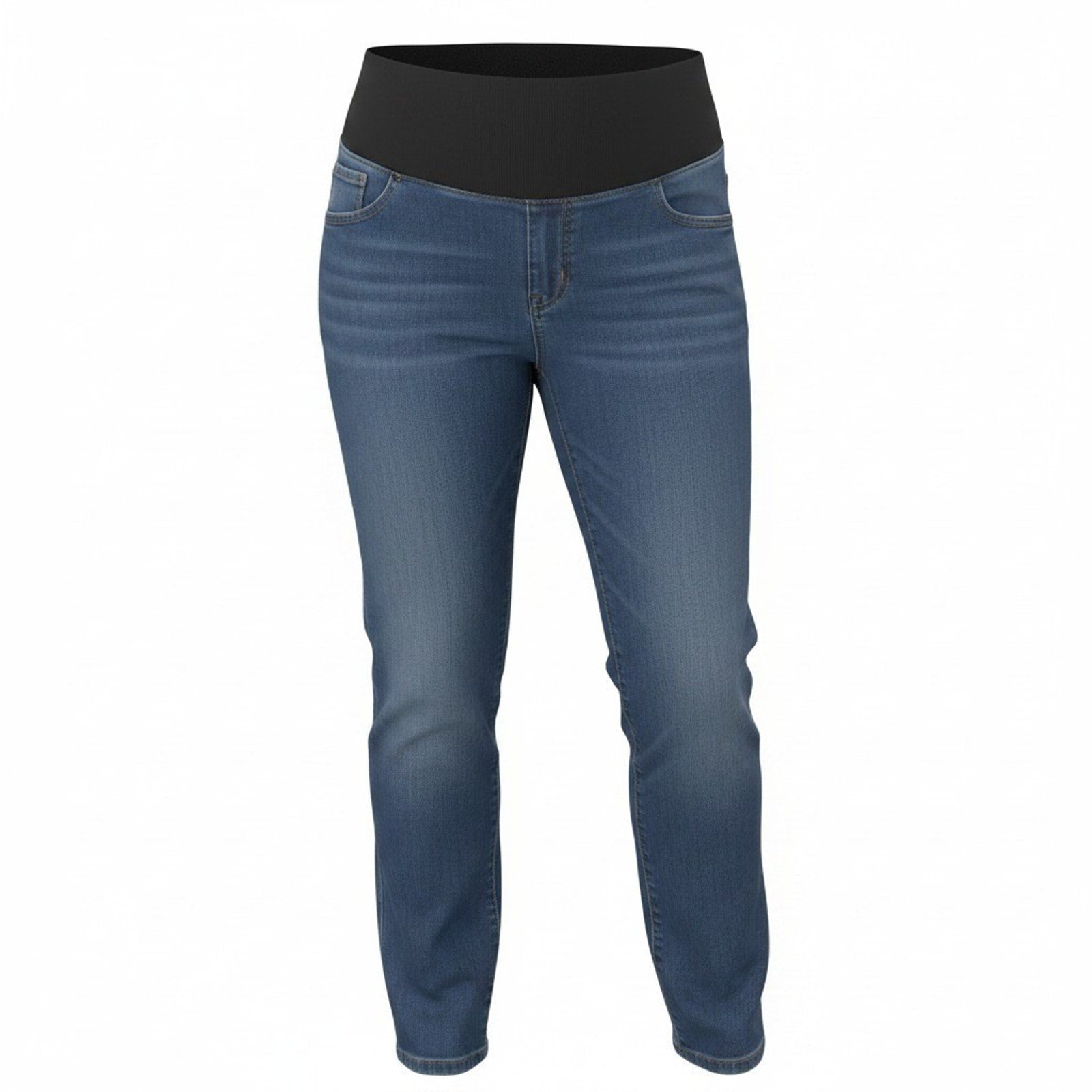 Old Navy Maternity Rockstar Super Skinny Jean Blue Medium Wash Low Panel Size 16