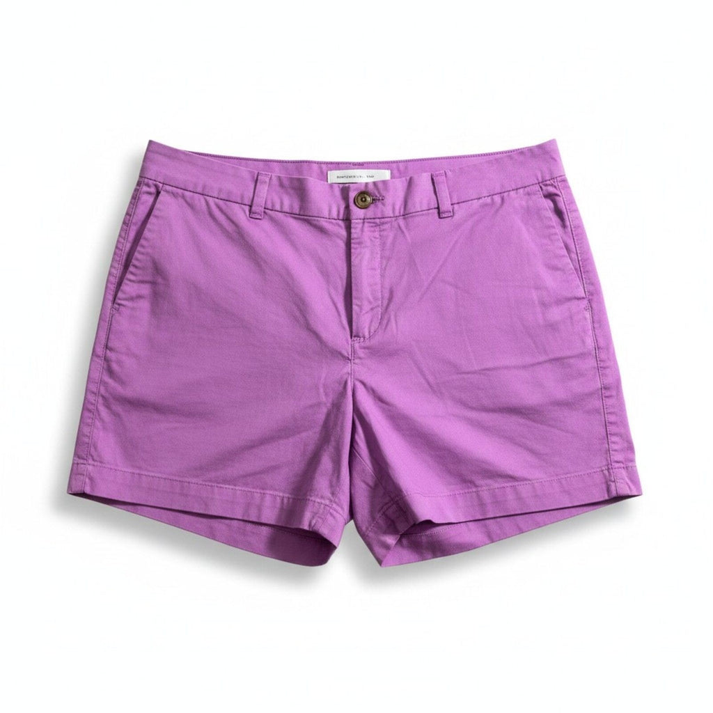 Old Navy 16 Purple Everyday Shorts Womens Casual Chino Cotton Stretch Summer