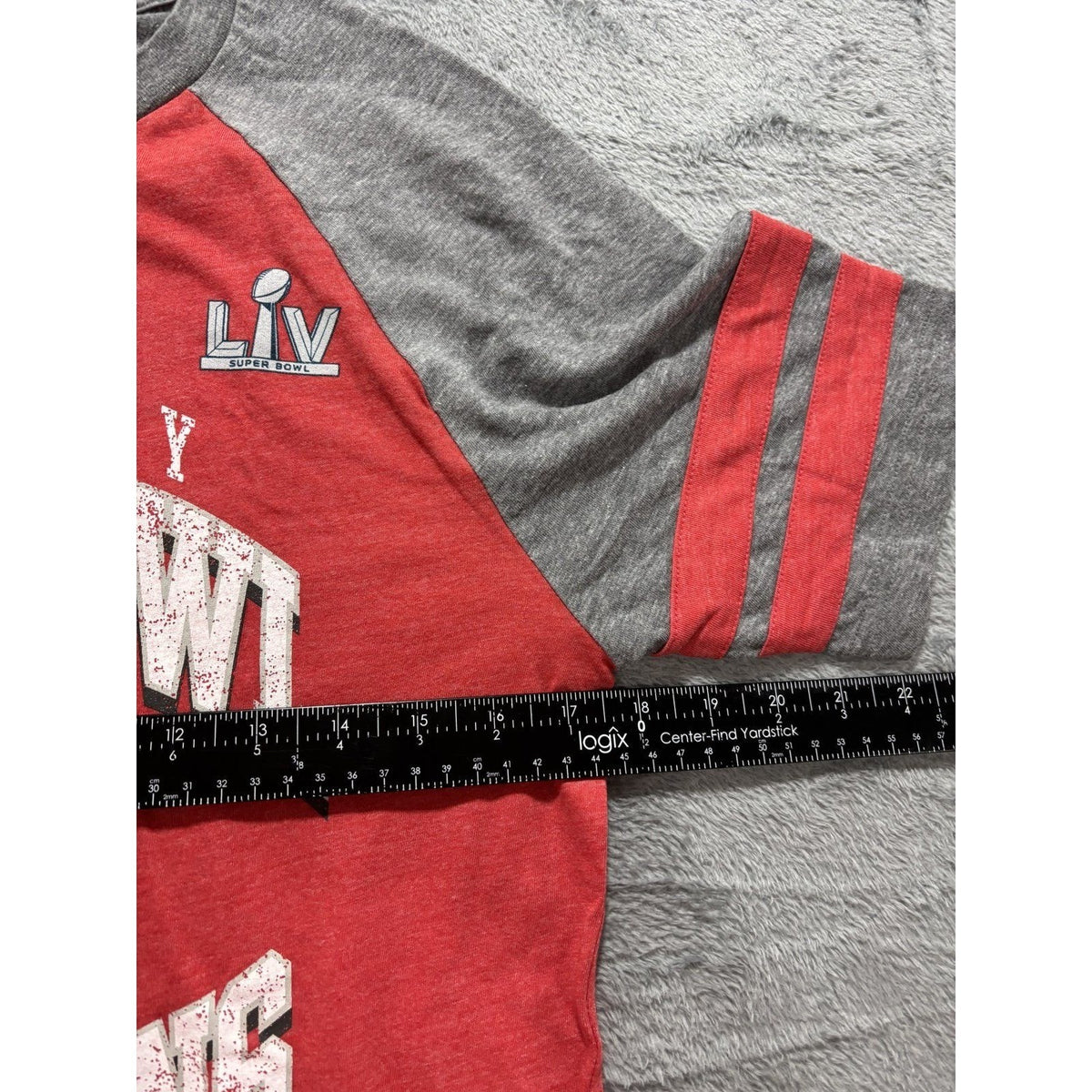 NFL Mens S Red Tampa Bay Buccaneers Super Bowl Champions T-Shirt Casual Vintage
