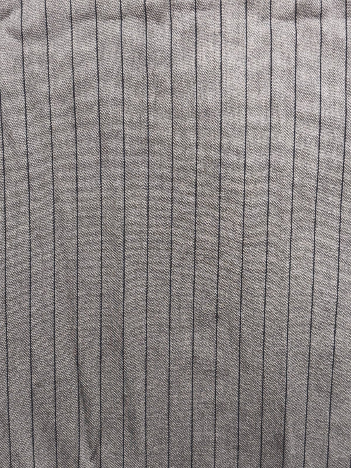Cezani Men's Brown Pinstripe Shirt 15-15 1/2 32/33, photo 5 of 8