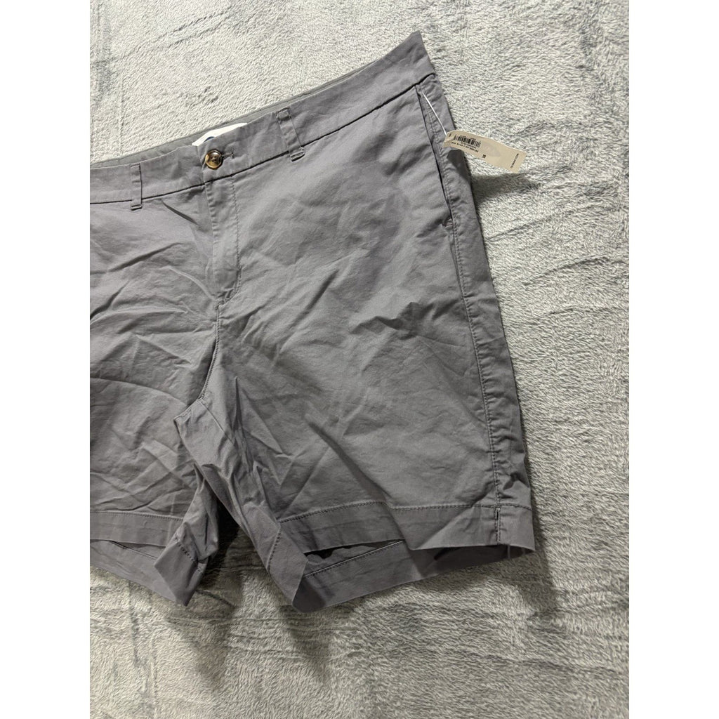 Old Navy 16 Gray Everyday Chino Shorts Womens NWT Coastal Casual Summer Stretch