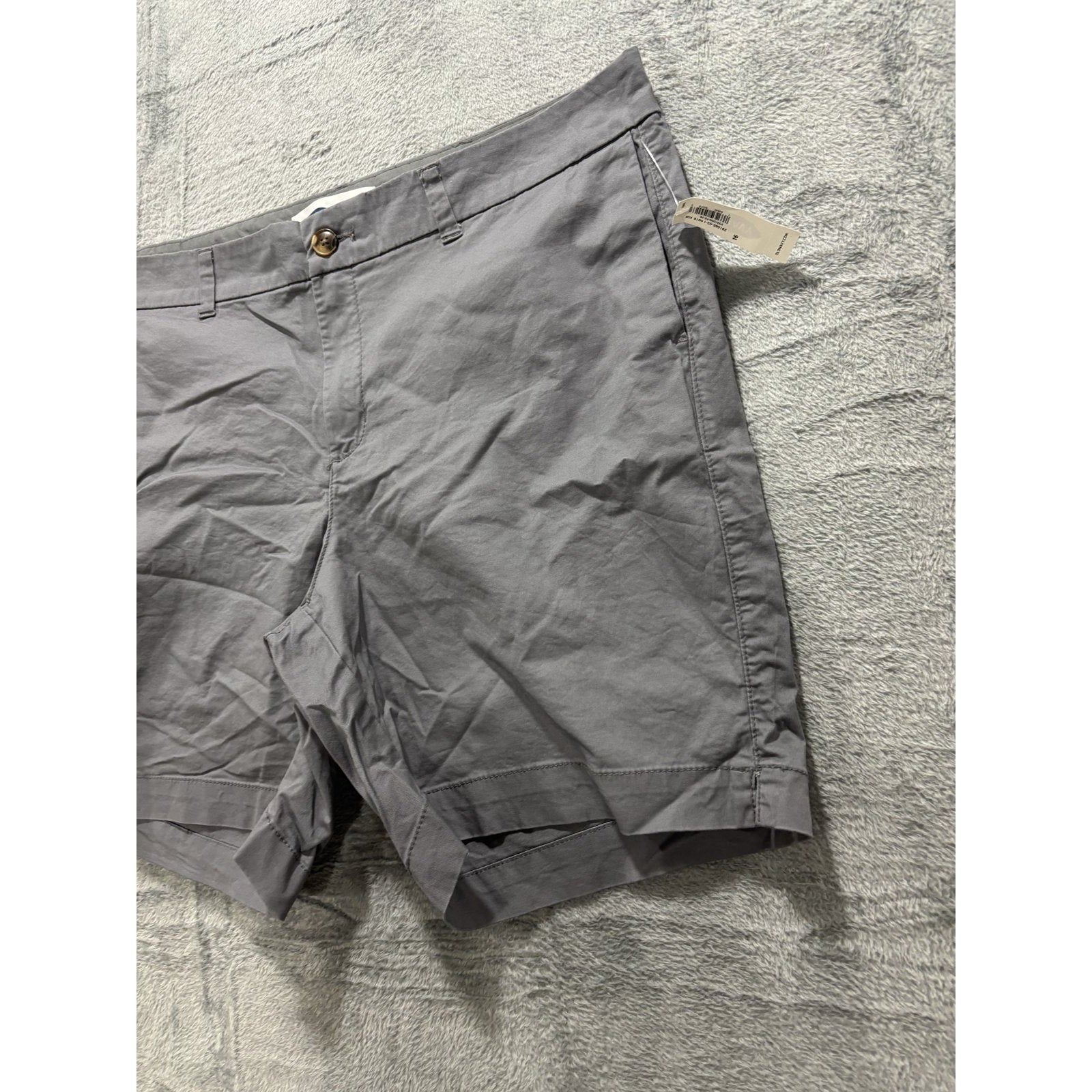 Old Navy 16 Gray Everyday Chino Shorts Womens NWT Coastal Casual Summer Stretch