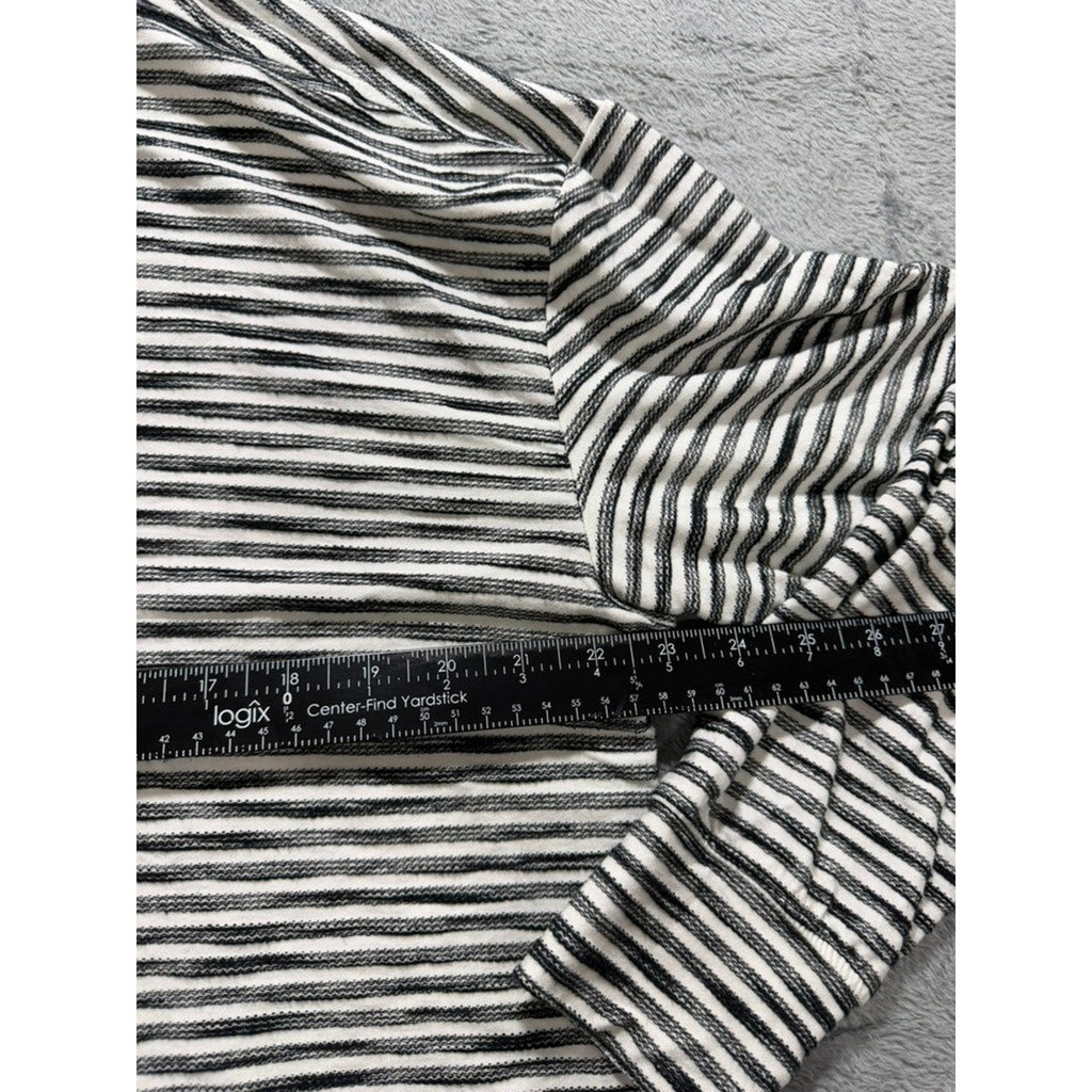 Coastal Comfort Striped Long Sleeve Top Womens XXL Stretch Casual Soft