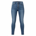 Old Navy Rockstar Super Skinny High Rise Button Fly Womens 6 Jeans Raw Hem Wash
