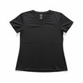 Chill Society Womens 1XL Black V-Neck Tee Casual Athleisure Short Sleeve T-Shirt