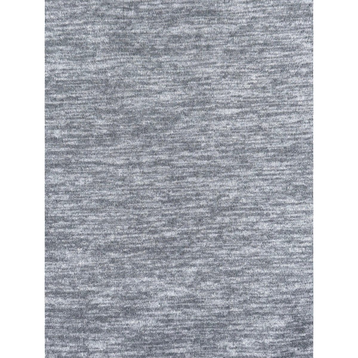 Athletex Womens 1X Gray Heather Mesh Yoke Crewneck Tee Athleisure Casual Shirt