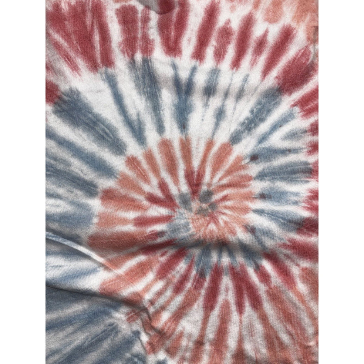 Old Navy Womens XL Red Blue Tie Dye V-Neck Tank Top Casual Boho