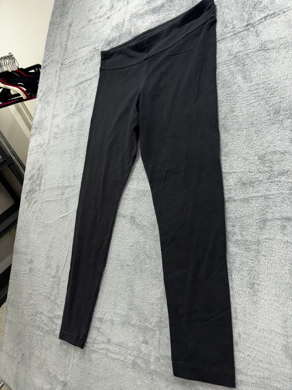 Time and Tru SO Womens L Leggings Bundle 3 Pairs Black Gray Olive Athleisure