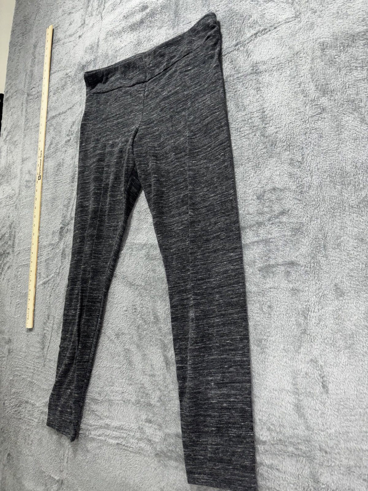 Time and Tru SO Womens L Leggings Bundle 3 Pairs Black Gray Olive Athleisure