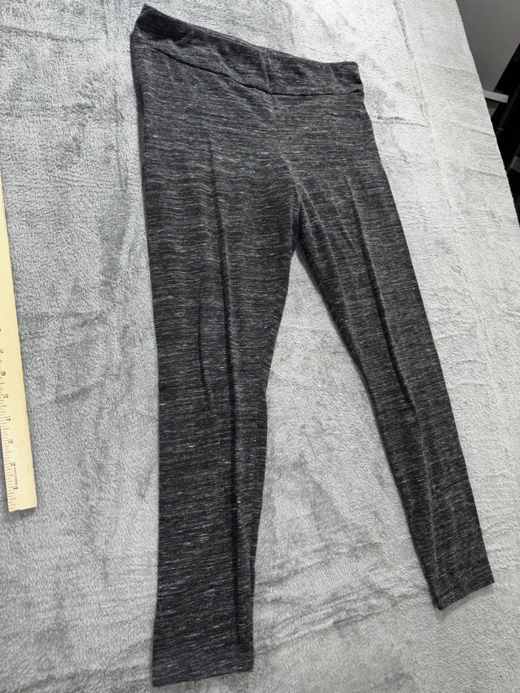Time and Tru SO Womens L Leggings Bundle 3 Pairs Black Gray Olive Athleisure