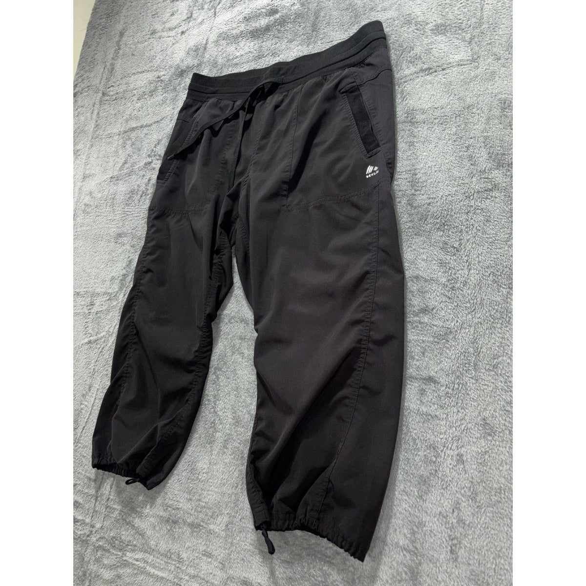 RBX Womens L Black Athletic Capri Joggers Casual Athleisure