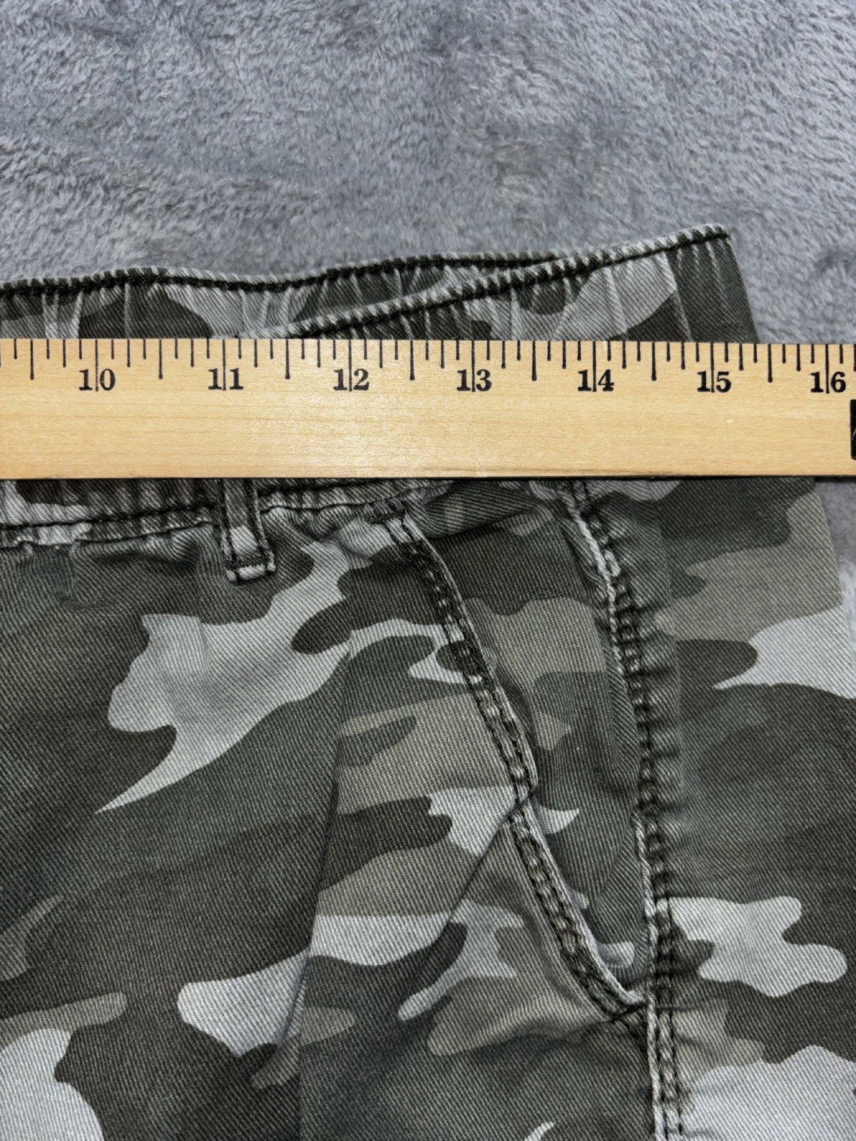 Justice Girls 18 Plus Olive Camo Cargo Joggers Casual Cozy