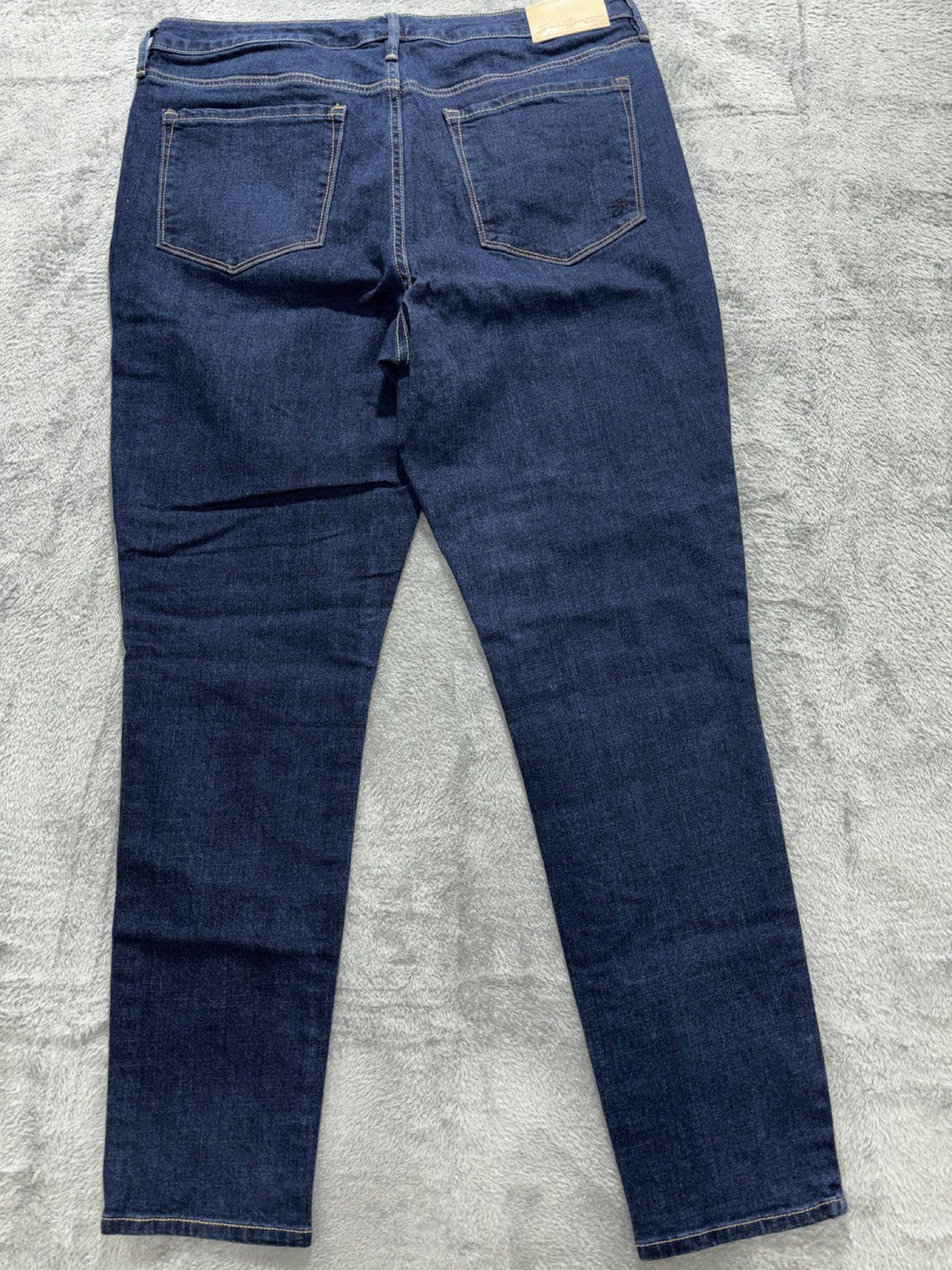 Seven7 Womens 14 Dark Wash Skinny Jeans Casual Classic