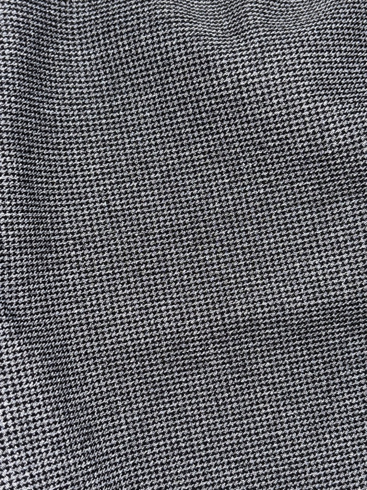 Briggs Womens Petite M Charcoal Houndstooth Pull On Pants Casual Office