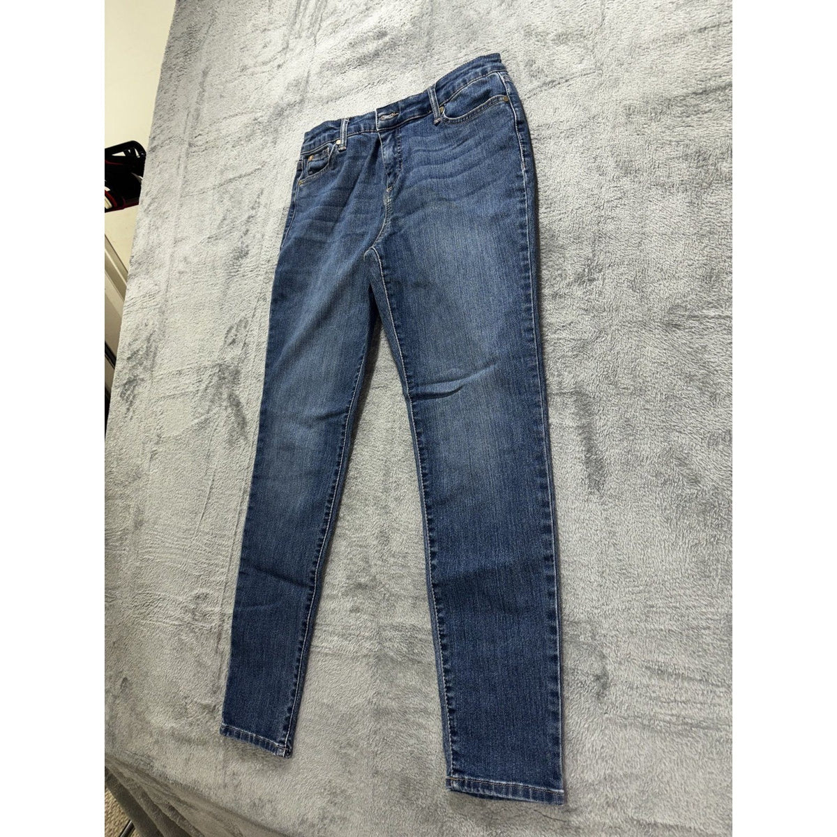 Bandolino Womens 8 Blue Mandie Skinny Jeans Casual Coastal