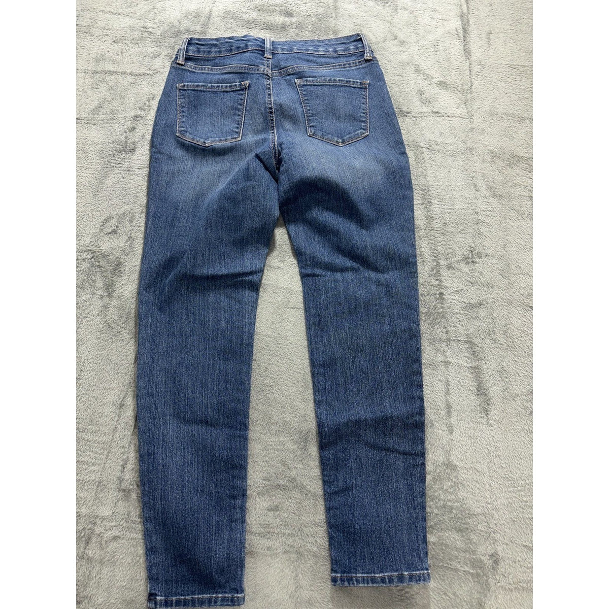 Bandolino Womens 8 Blue Mandie Skinny Jeans Casual Coastal