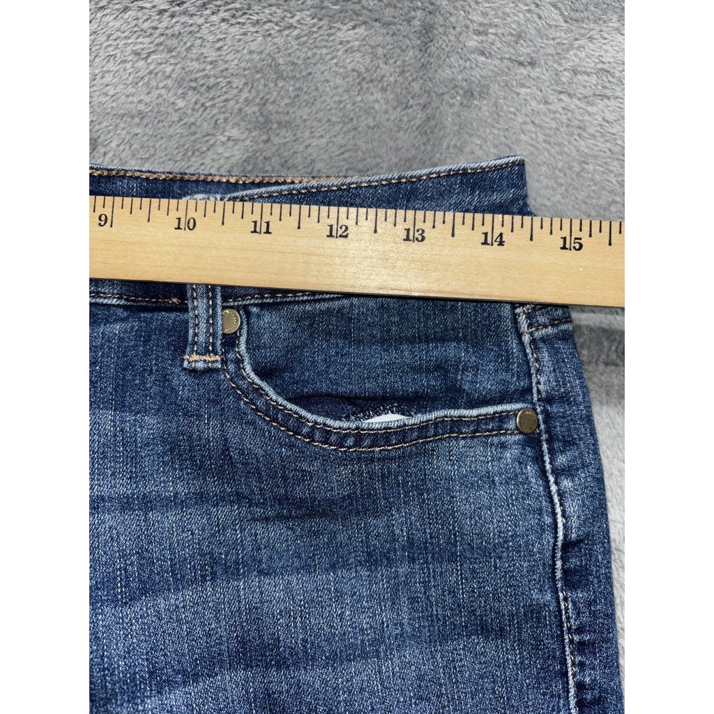 Bandolino Womens 8 Blue Mandie Skinny Jeans Casual Coastal