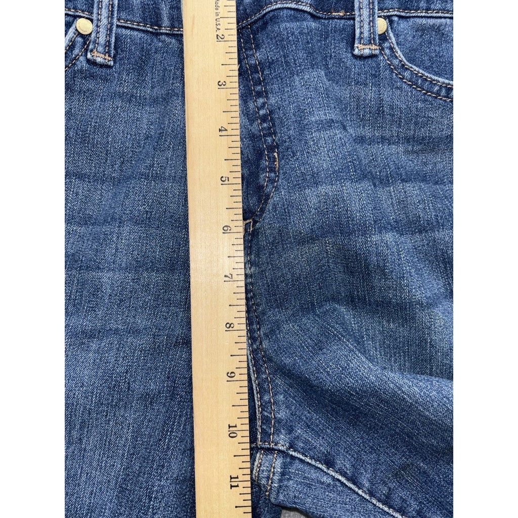 Bandolino Womens 8 Blue Mandie Skinny Jeans Casual Coastal