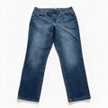 Sonoma Womens 14R Medium Wash Straight Leg Jeans Casual