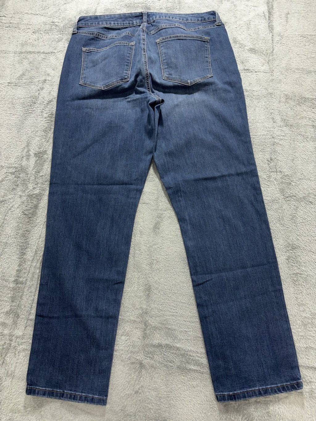 Sonoma Womens 14R Medium Wash Straight Leg Jeans Casual