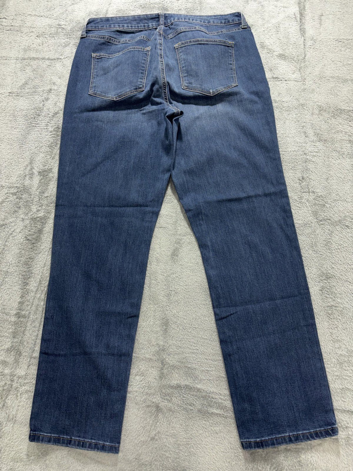 Sonoma Womens 14R Medium Wash Straight Leg Jeans Casual
