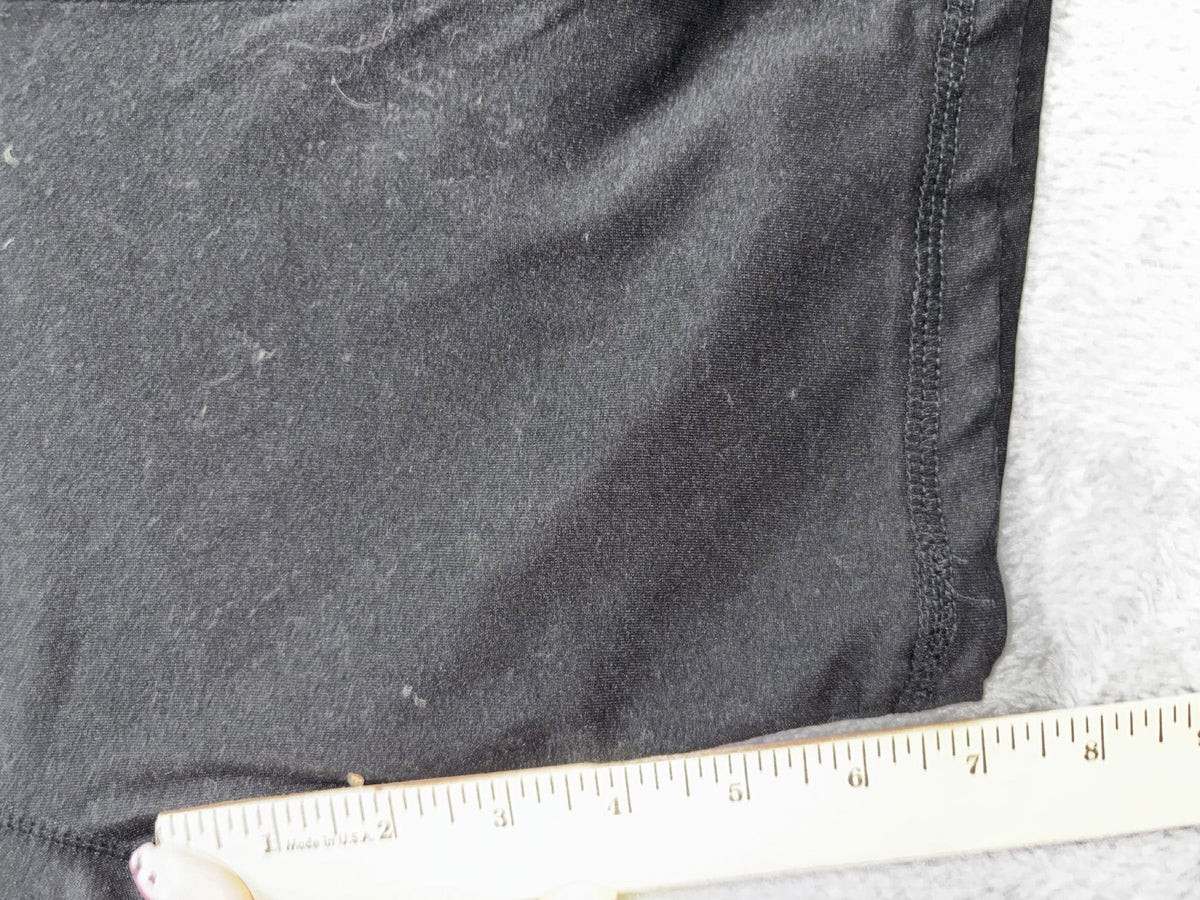 No Comment Womens XL Black Bike Shorts Pockets Casual Athleisure