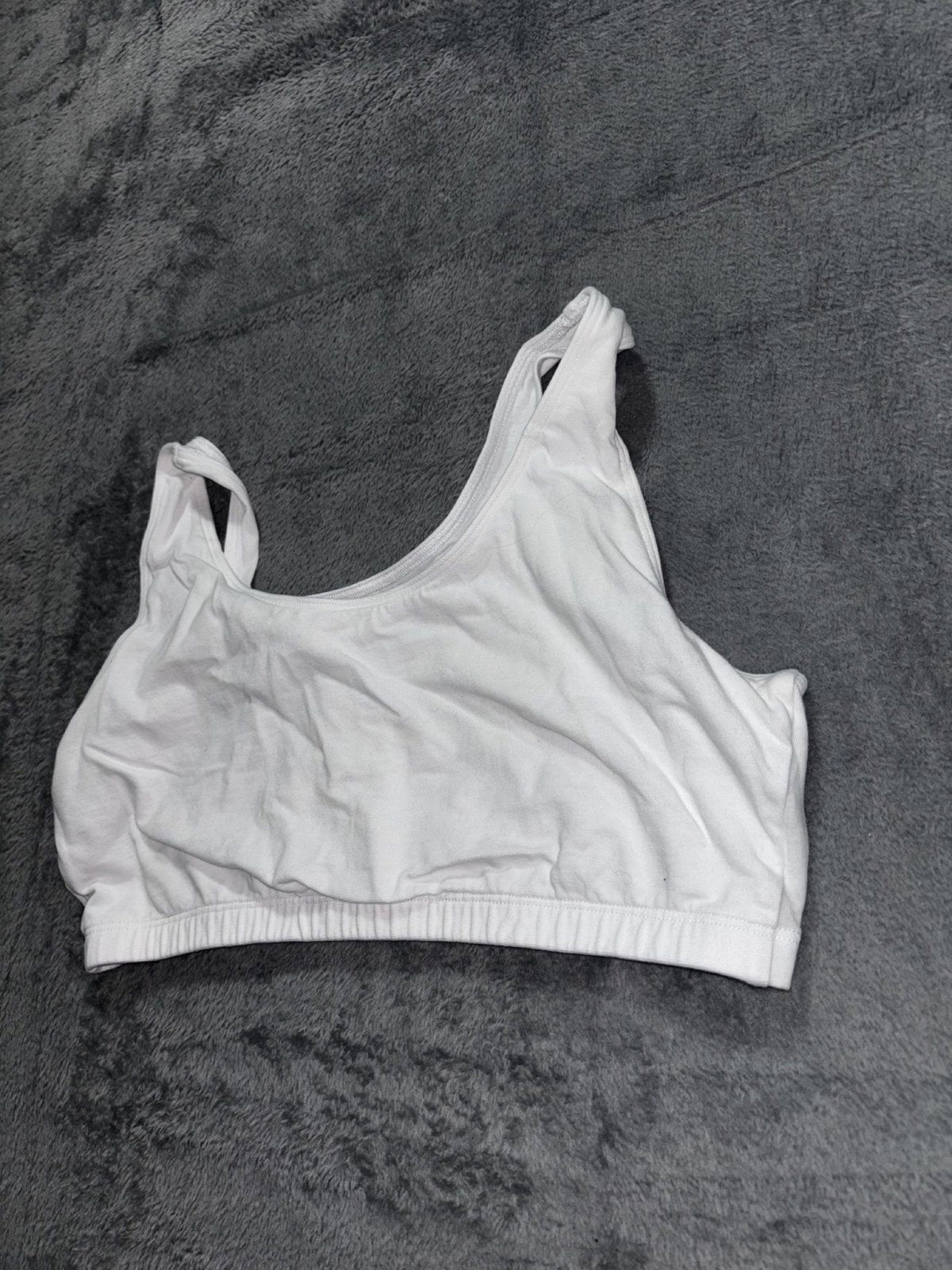 Fruit of the Loom Womens 38 3 Piece Sports Bra Bundle White Black Gray