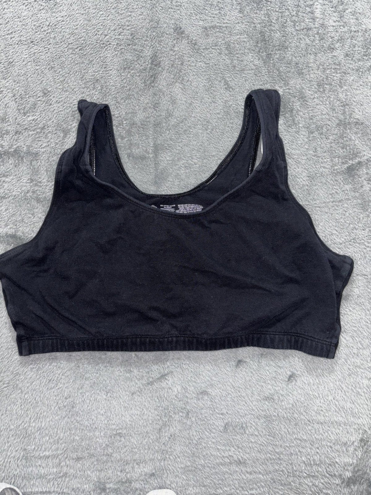 Fruit of the Loom Womens 38 3 Piece Sports Bra Bundle White Black Gray