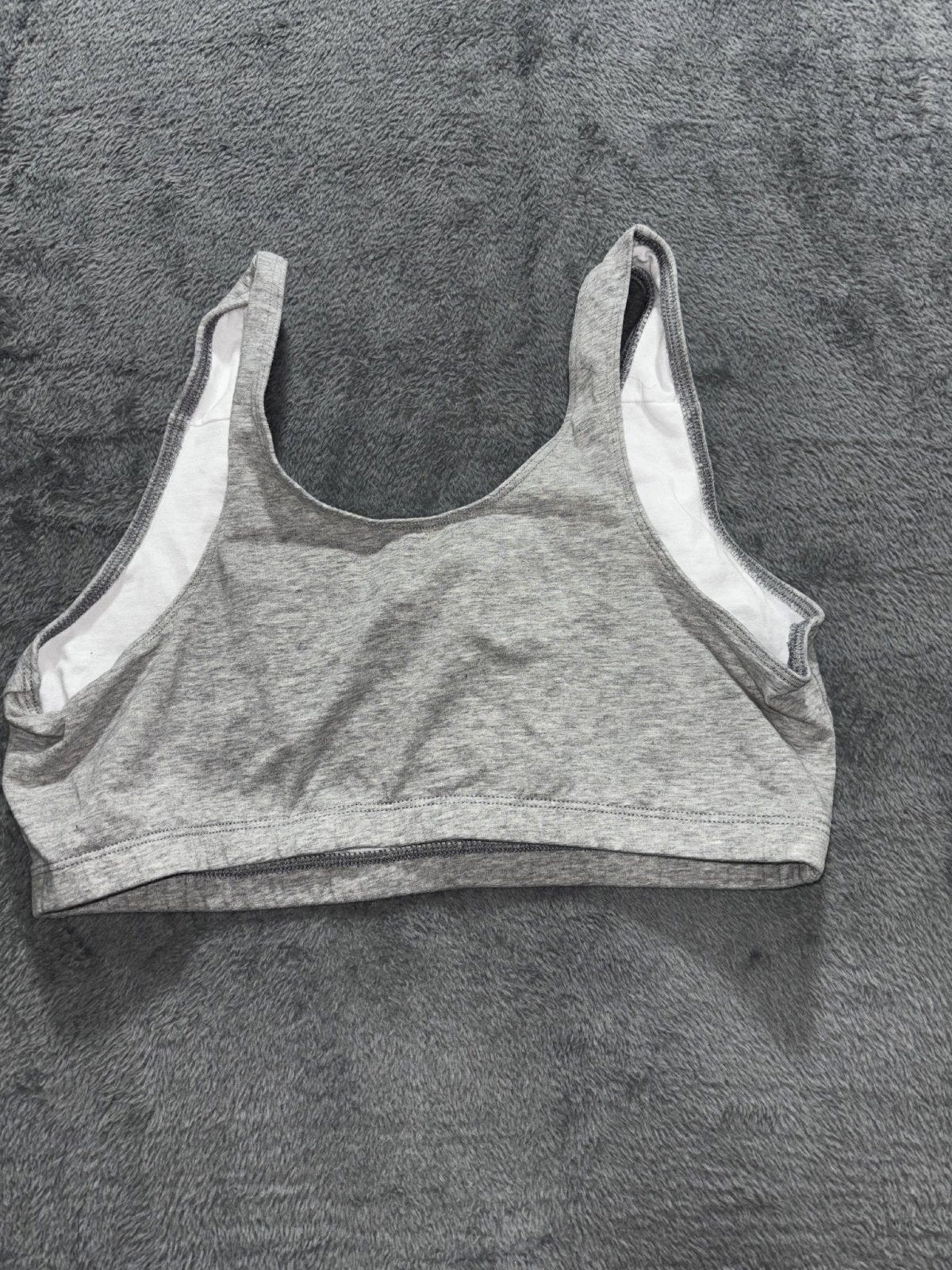 Fruit of the Loom Womens 38 3 Piece Sports Bra Bundle White Black Gray