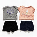 Carter's Girls Sizes 4T to S 4 Piece Bundle Tees Shorts Colosseum Wonder Nation