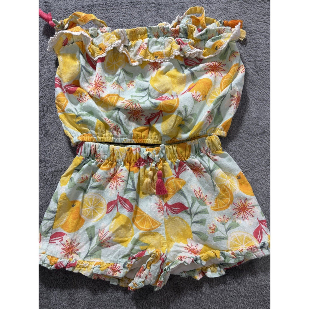 C&C California Kids Girls 4 Piece Bundle Sizes S (5/6) and 5 Top Shorts Sets
