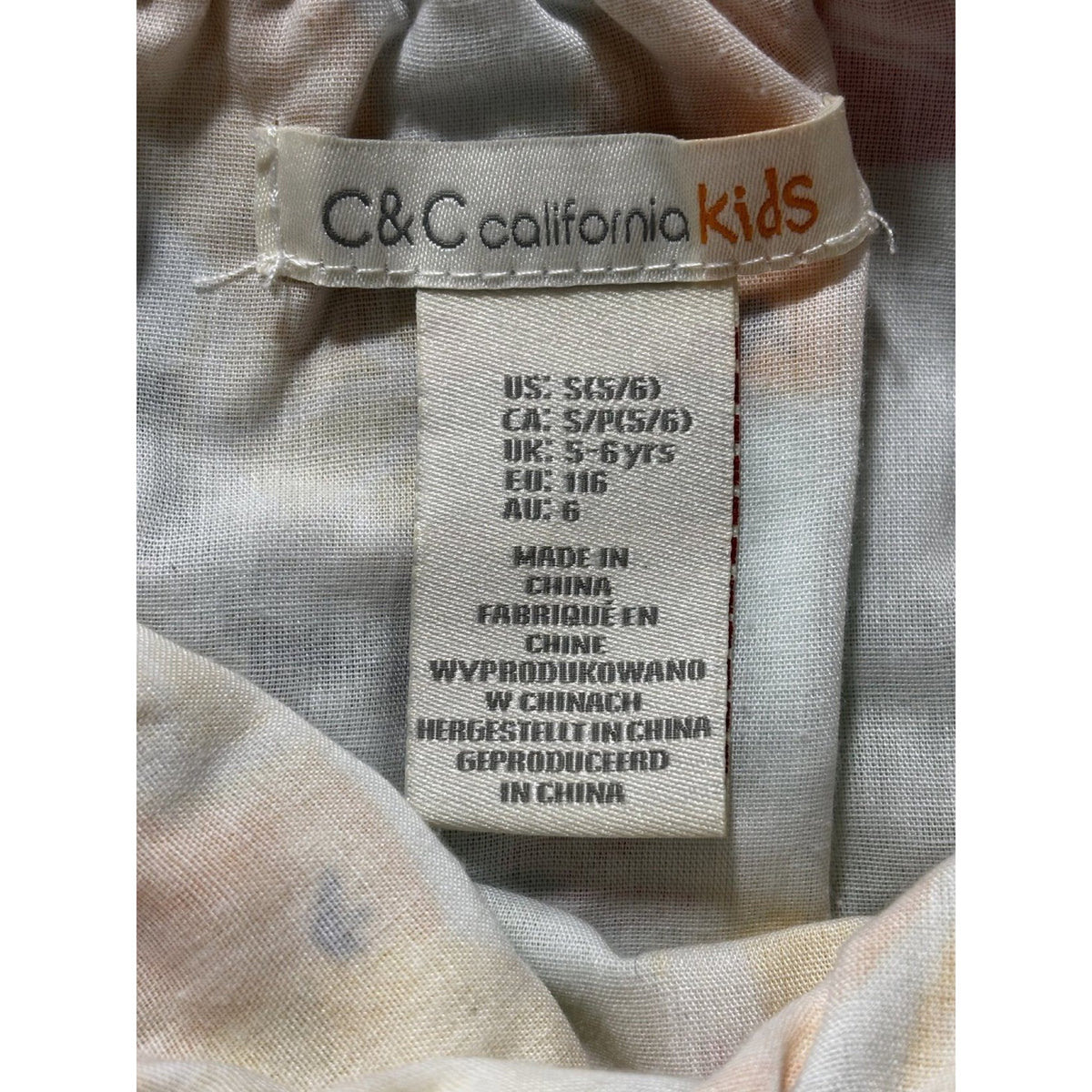 C&C California Kids Girls 4 Piece Bundle Sizes S (5/6) and 5 Top Shorts Sets