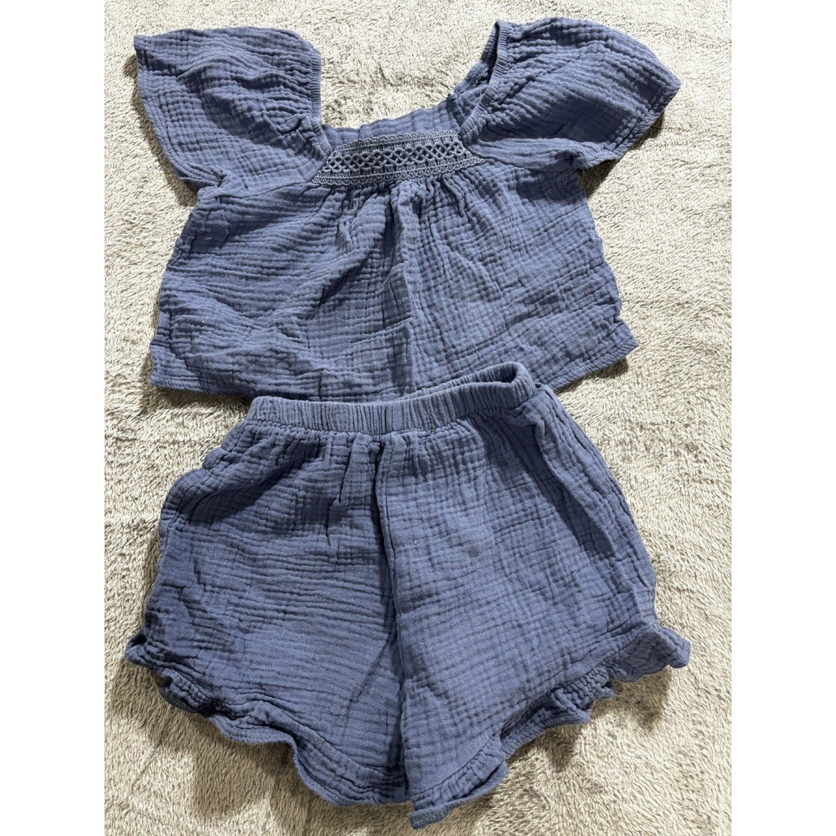 C&C California Kids Girls 4 Piece Bundle Sizes S (5/6) and 5 Top Shorts Sets