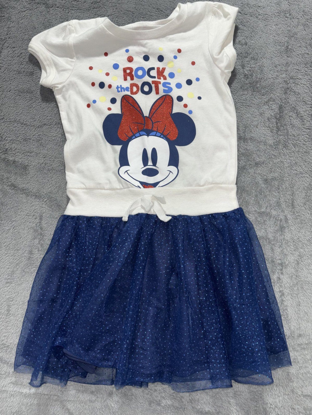 Disney Minnie Girls Sizes 6 to 6X 2 Piece Dress Bundle Jumping Beans Stars
