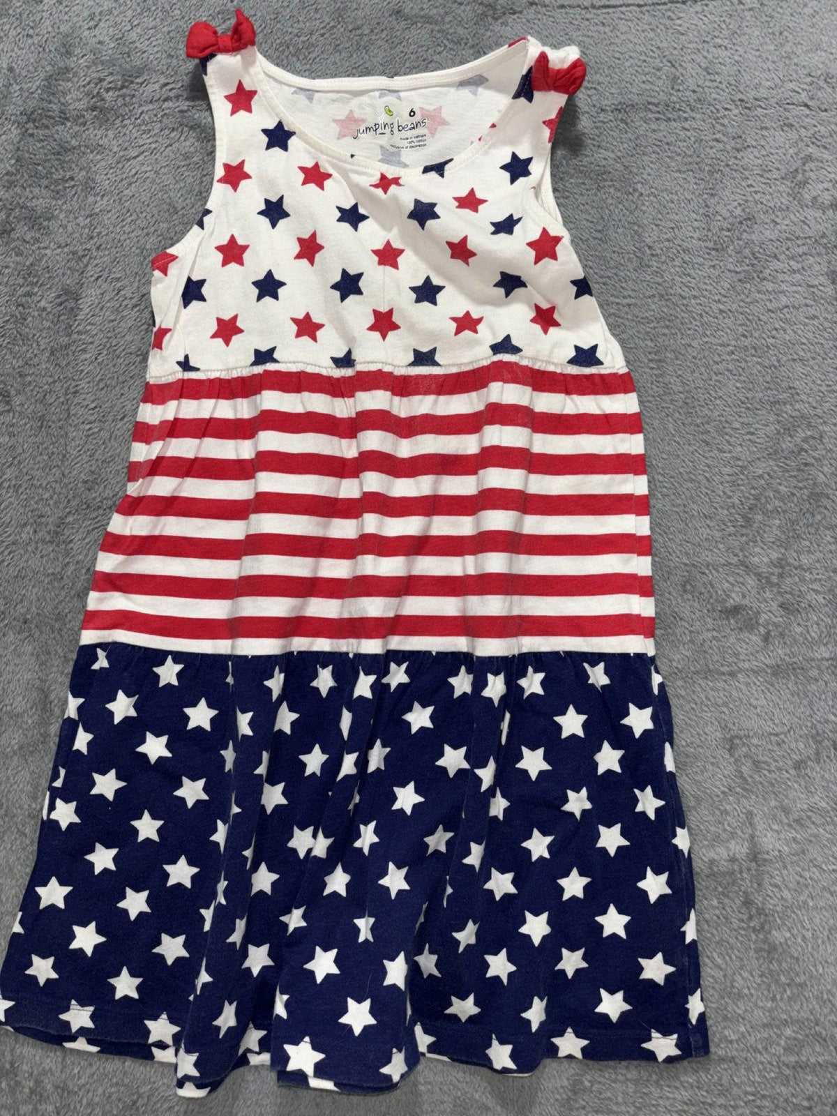 Disney Minnie Girls Sizes 6 to 6X 2 Piece Dress Bundle Jumping Beans Stars