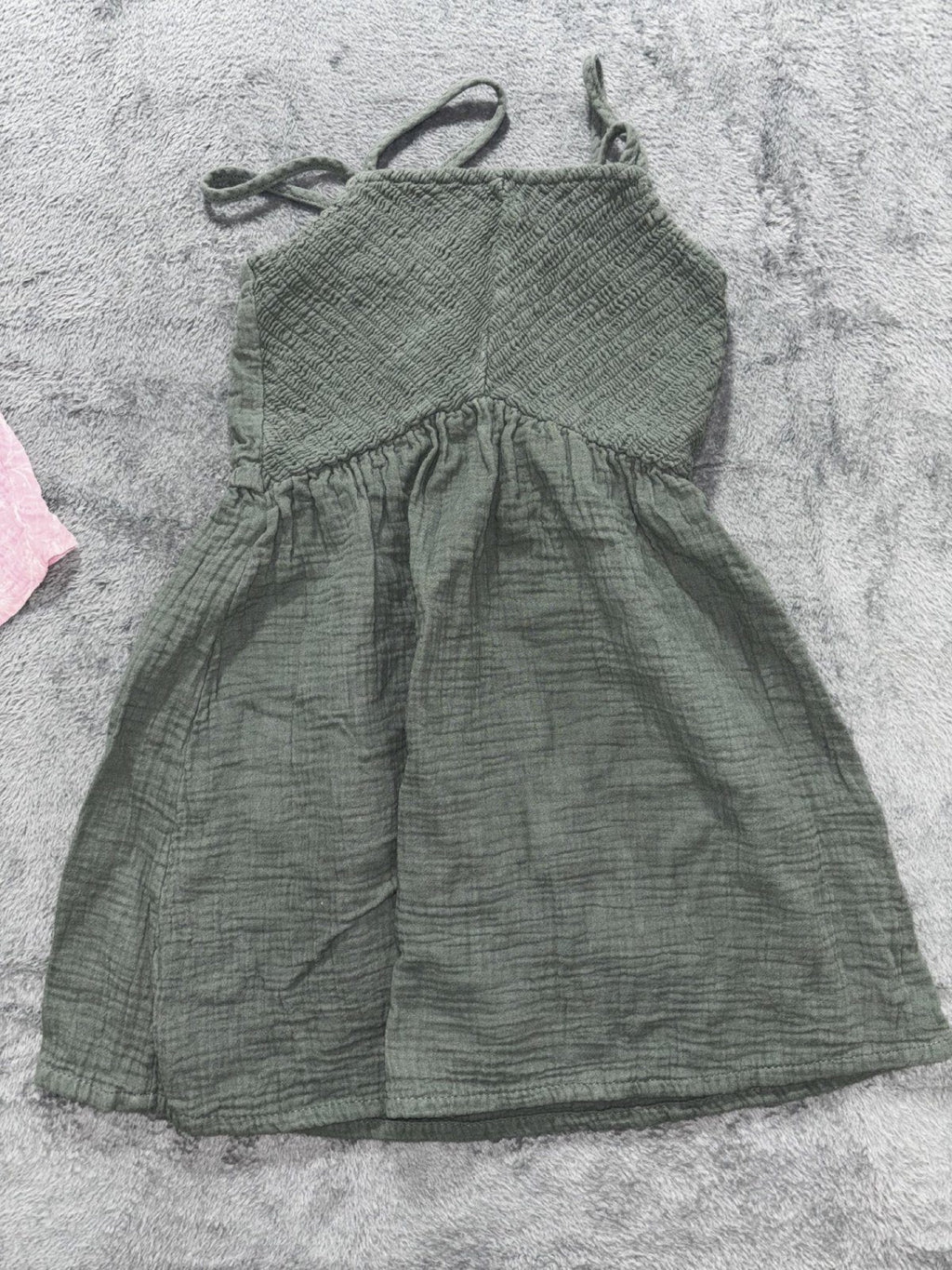 OshKosh B'gosh Girls Sizes 6 to 6X 2 Piece Sundress Bundle Rabbit Bear Organic