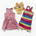 Carter's Girls Sizes 5T to 5/6 5 Piece Bundle Dress Swimsuit Tank Skort Old Navy