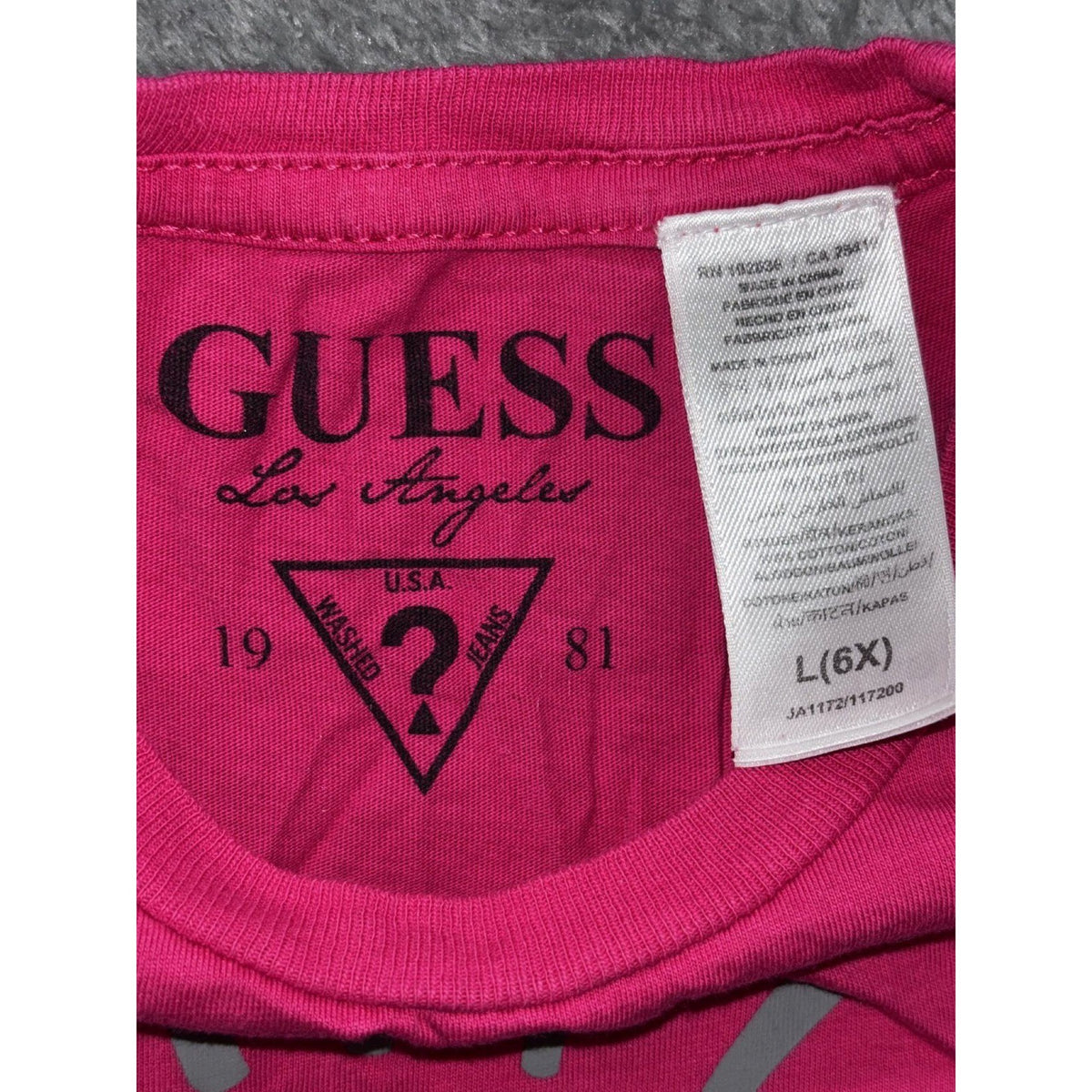 Guess Girls 5 to 6X 5 Piece Bundle Levi's Old Navy Wonder Nation Jumping Beans